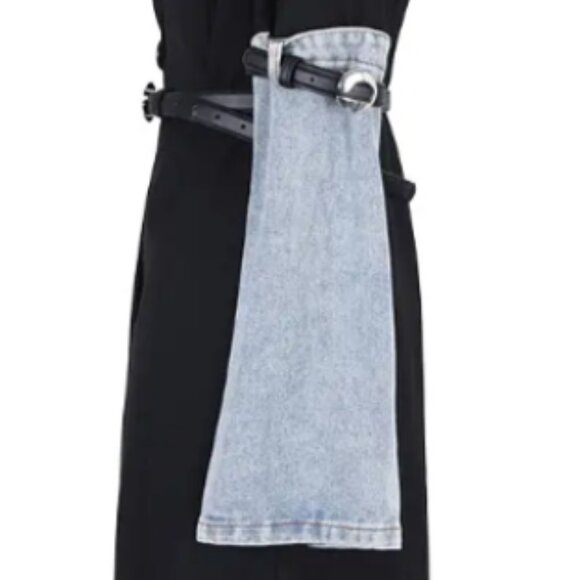 Black and denim trench - Picture 3 of 7